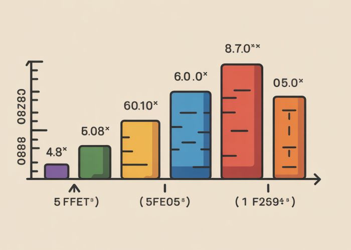 Conversion chart showing 5 feet 4 inches equals 162.56 centimeters.
