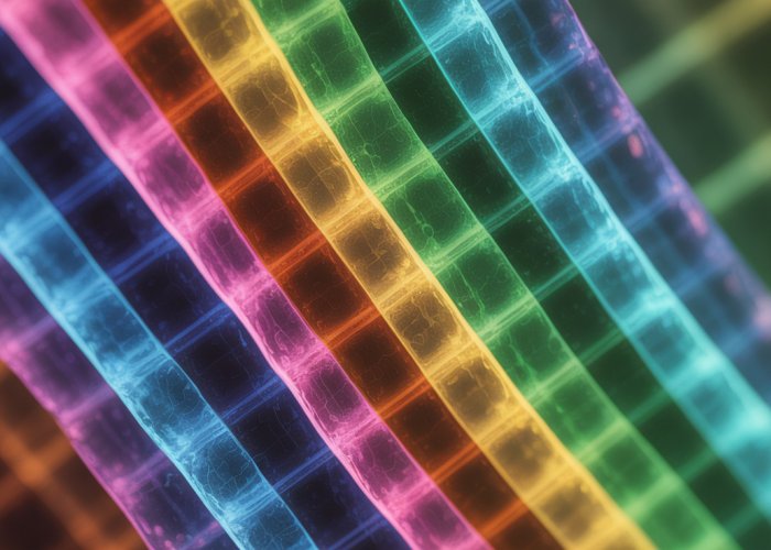 Light refraction and absorption due to a material's complex refractive index.