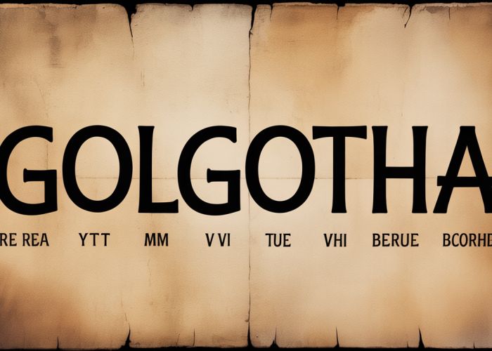 Video demonstrating the correct pronunciation of Golgotha with phonetic breakdown and usage examples.