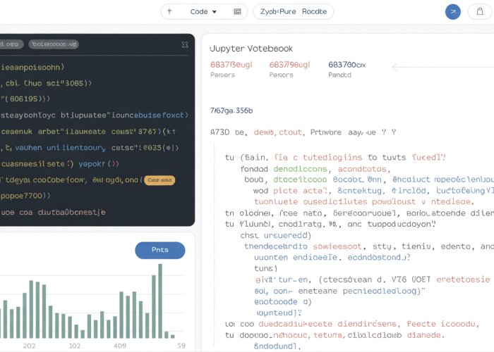 Screenshot of a Jupyter Notebook showing Python code and Markdown text.