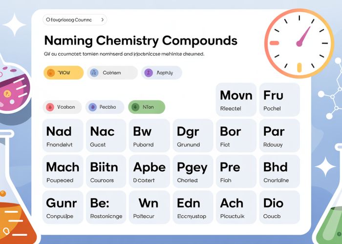 Interactive Chemistry Quiz: Test Your Chemical Naming Skills
