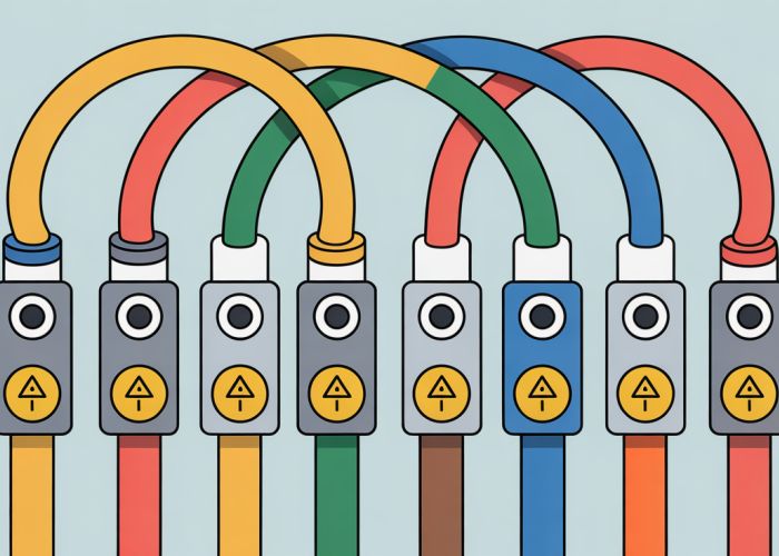 Infographic illustrating the NEC tap rule for electrical wiring, showing correct and incorrect tapping methods for safety and code compliance.