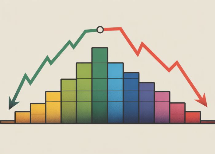 Illustration of the inverse relationship between price and quantity demanded, showcasing the concept of economic equilibrium.