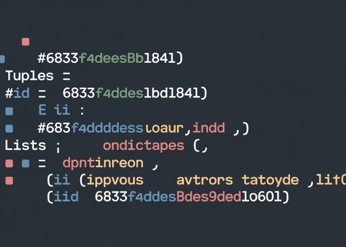 Python code illustrating the use of parentheses, square brackets, and curly braces for tuples, lists, and dictionaries with annotations explaining best practices.