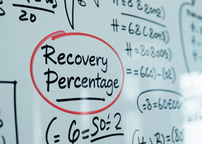 Recovery Percentage Formula: (Actual Output / Theoretical Maximum Output) * 100