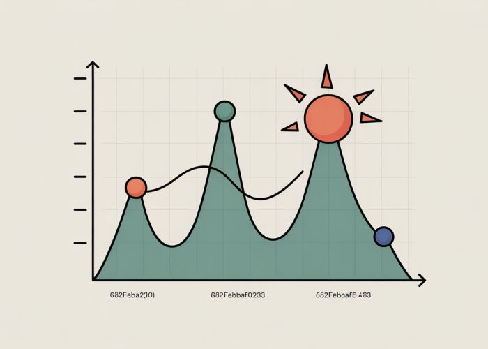Graph demonstrating resistant statistics, showing outliers having minimal impact on the overall trend line.