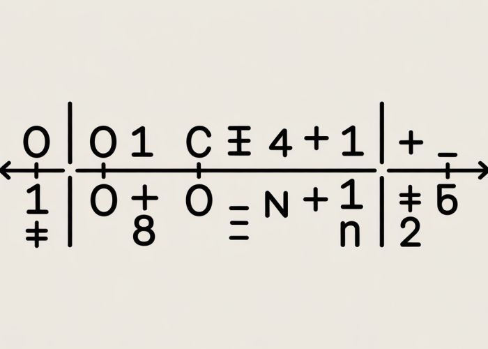 Number line illustrating various set interval notations, including open, closed, and half-open intervals, with corresponding algebraic expressions.