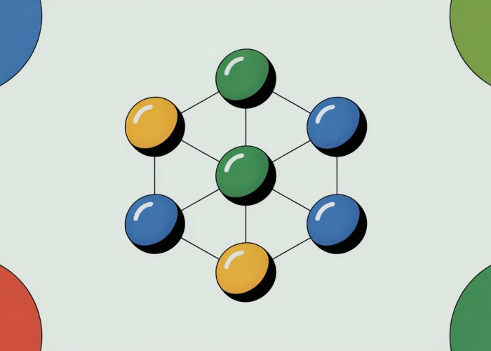 3D rendering of a Silicon Tetrachloride (SiCl4) molecule illustrating its tetrahedral geometry with silicon at the center and four chlorine atoms arranged symmetrically around it.