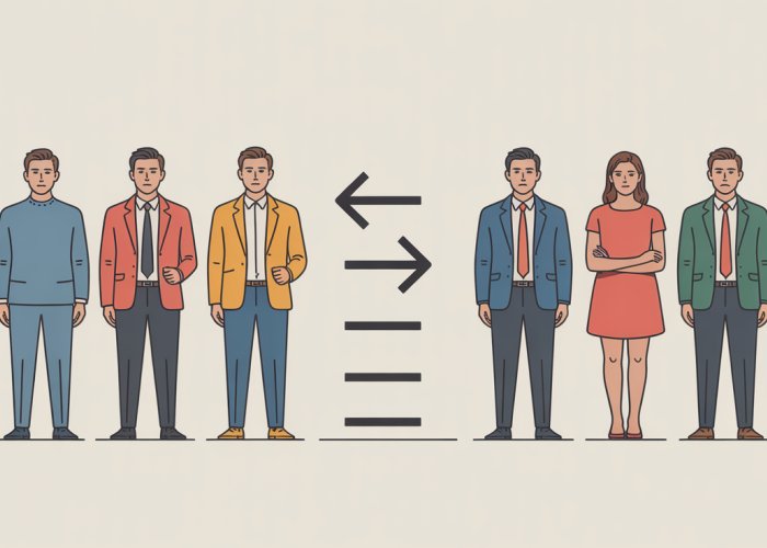 Visual representation of social theories in criminology, showing the influence of societal factors on criminal behavior.