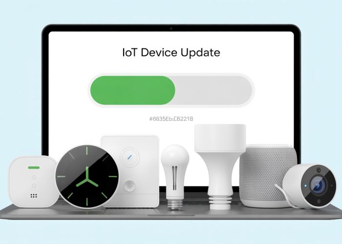 Updating Software on Multiple IoT Devices via Laptop