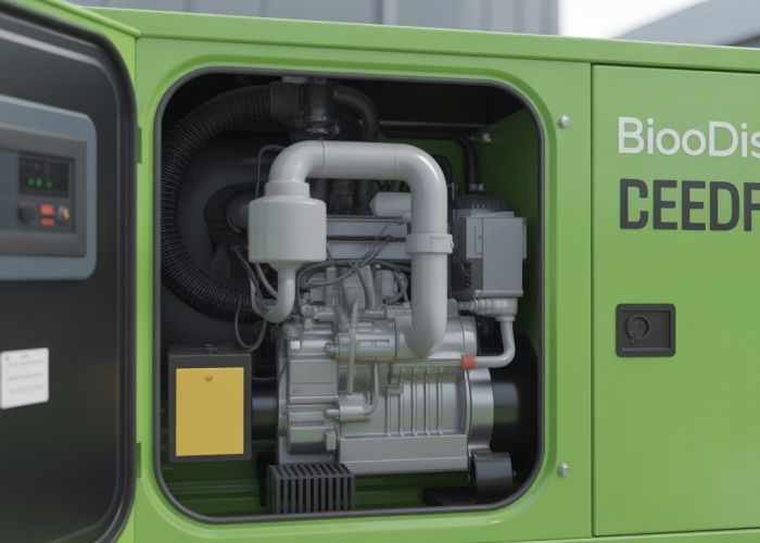 Biodiesel Electric Generator producing clean energy