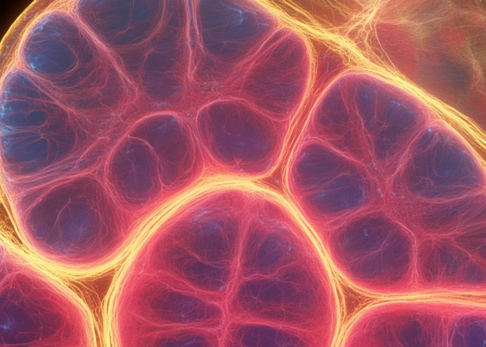 Microscopic view of brain meninges showing arachnoid and pia mater layers and cerebrospinal fluid flow.