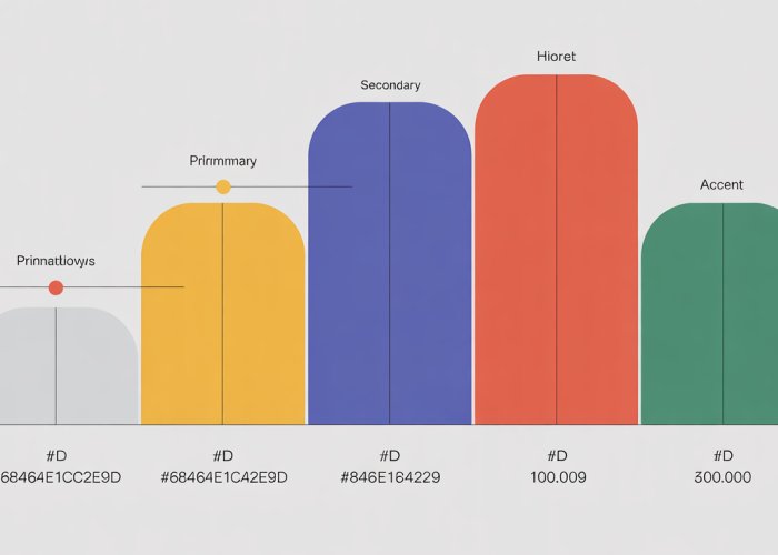 Color XG Chart showing website color palette distribution with primary, secondary, and accent colors identified.