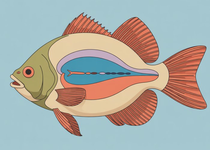 Illustration of the countercurrent exchange mechanism in a fish gill showing oxygen concentration gradients.
