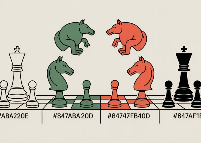 Game theory diagram illustrating a dominant strategy. Player A's optimal choice remains the same regardless of Player B's actions, resulting in a better payoff in all scenarios.