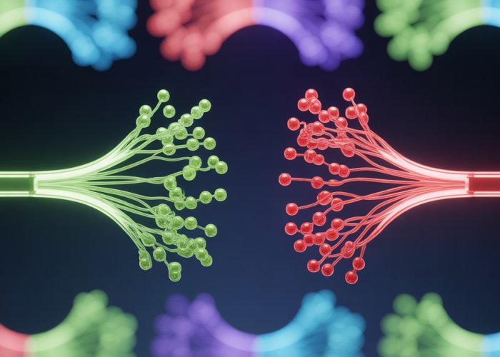 Electrolytes and Conductivity: Microscopic view of ion movement showing conductivity.