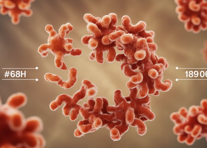 Enzyme losing its shape and function due to heat denaturation.