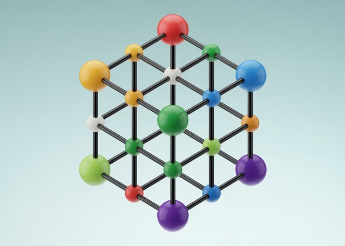 3D rendering of a Face-Centered Cubic (FCC) unit cell showing atom arrangement.
