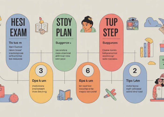 HESI Exam Study Plan: A step-by-step guide to success, including timeline, resources, and tips.