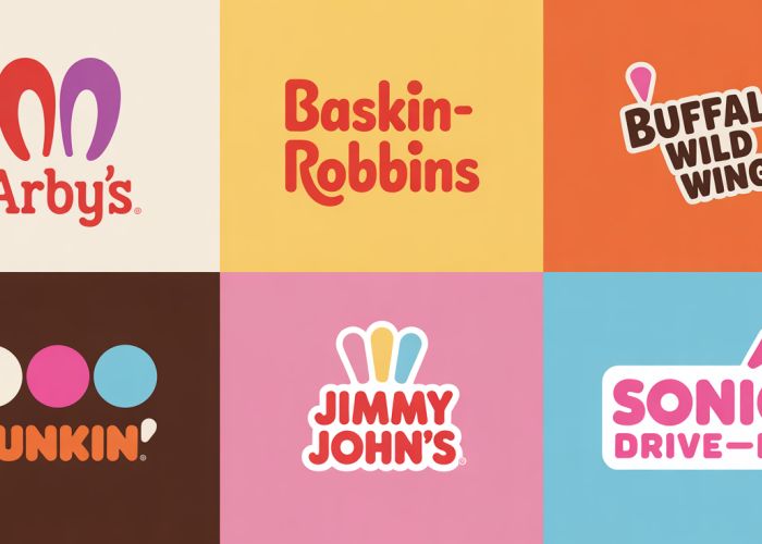 Inspire Brands portfolio showcasing Arby's, Baskin-Robbins, Buffalo Wild Wings, Dunkin', Jimmy John's, and SONIC Drive-In - representing innovation and growth.