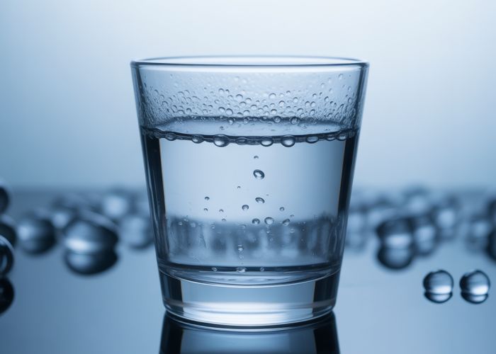 Ice melting into water and evaporating into steam, illustrating the different phases of water.