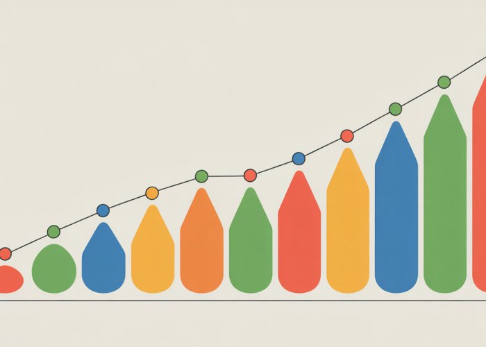 Graph showing a positive linear relationship, indicating a direct correlation and increasing trend.