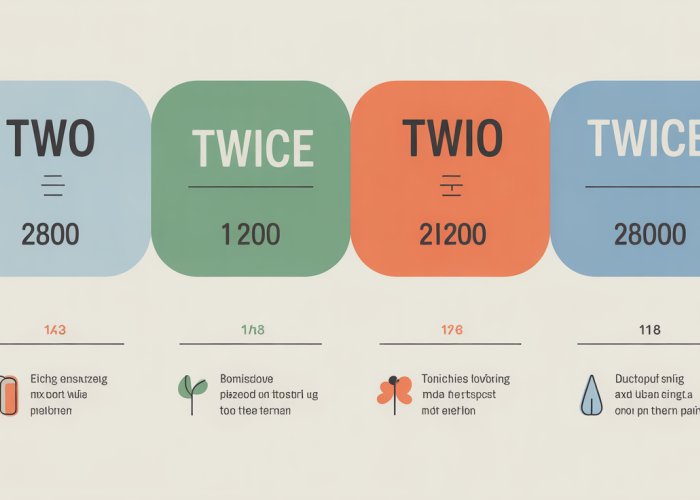 Infographic explaining prefixes that mean 'two' or 'twice': bi-, di-, duo-, and ambi-, with example words and definitions.