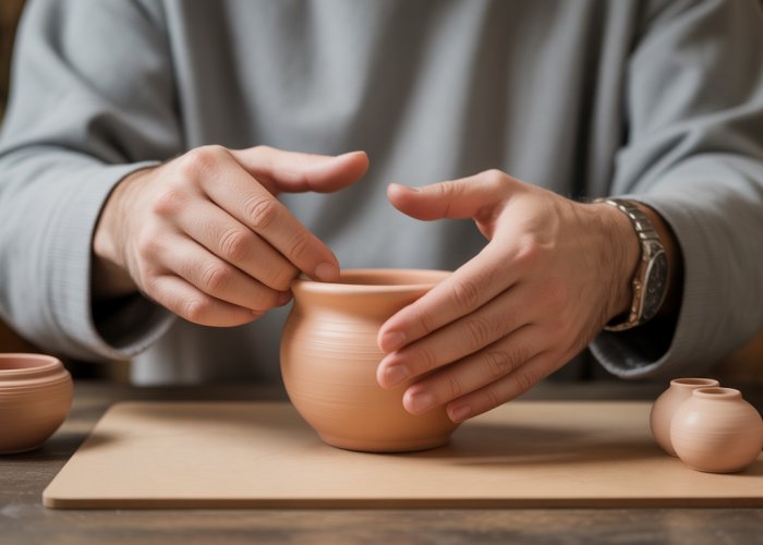Hands performing a practiced skill, illustrating procedural memory.