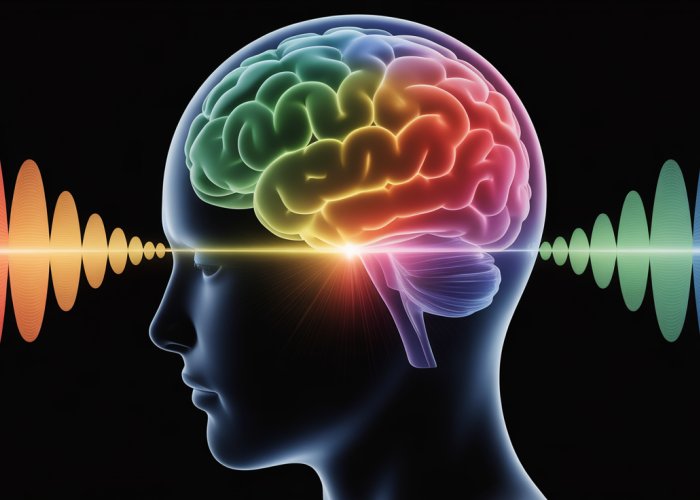 Visual representation of sensory threshold, showing the minimum stimulus intensity required for detection.
