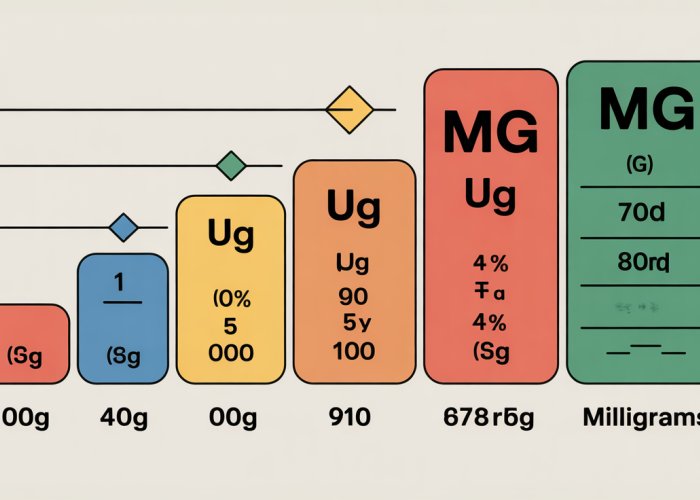 Micrograms to Milligrams (µg to mg) Conversion Chart