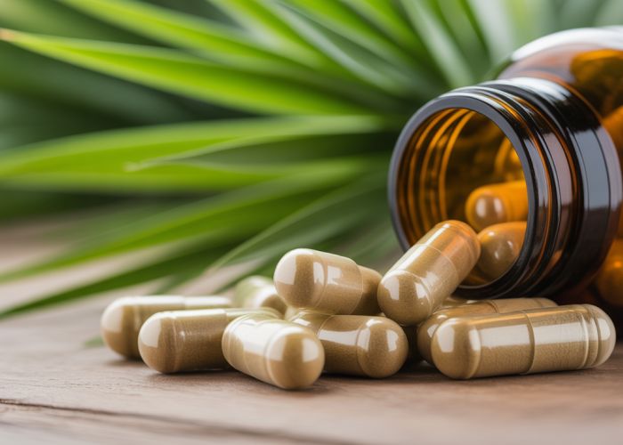 Yucca capsules for joint health and inflammation relief.
